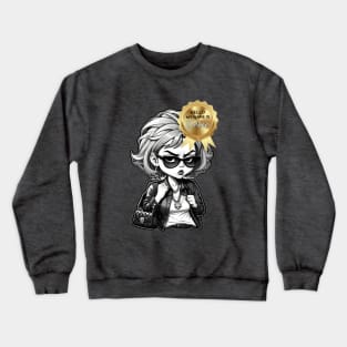 Karen with a gold badge Crewneck Sweatshirt